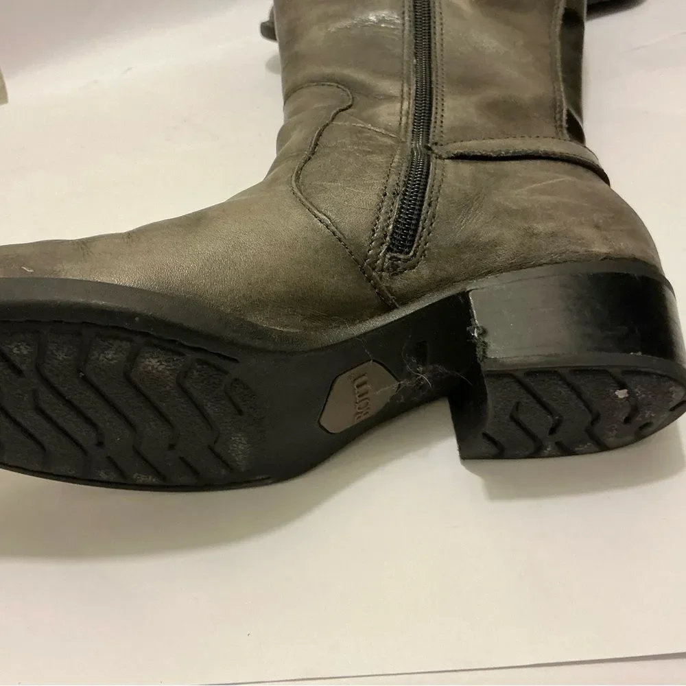 Born Gray Over the Knee Boots